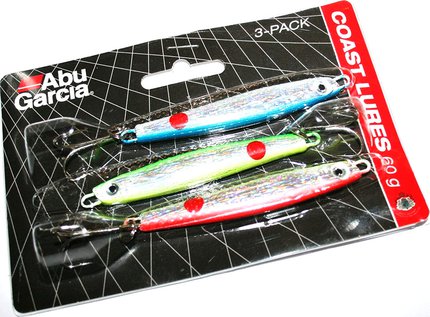 Abu Garcia Coast Sea Jig 3 Pack 25g 40g 60g | Sea Fishing OpenSeason.ie |  Open Season