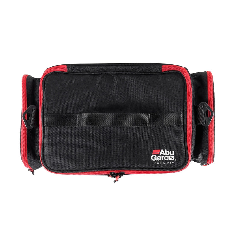 abu garcia weather tackle bag large white black Abu Garcia Fishing Tackle Shoulder Bag with 3 Lure Boxes | OpenSeason.ie