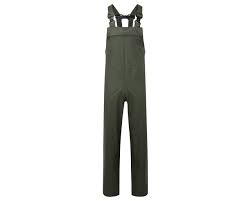 Overalls - Air-Flex Bib & Brace - Olive - Waterproof & Breathable Farming Hunting Veterinary Outdoors