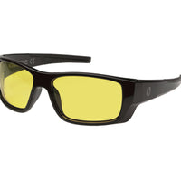 Kinetic Baja Snook Polarised Sunglasses - Black Frame/Yellow Lens - OpenSeason.ie Irish Outdoor Shop