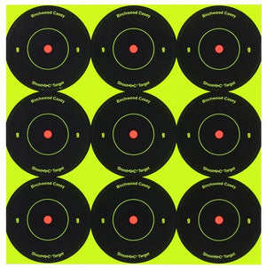 Birchwood Casey SHOOT-N-C Bullseye Targets - 2" Air Rifle Target Shooting