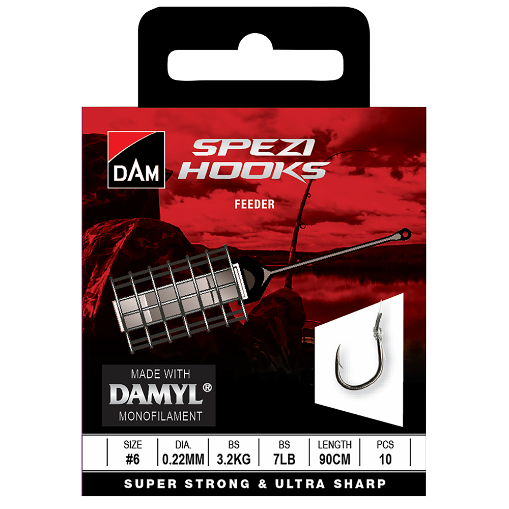coarse fishing hooks to nylon DAM Spezi Feeder Coarse Fishing Hooks to Nylon | OpenSeason.ie