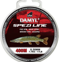 DAM Damyl Spezi Pike Spin Fishing Line - OpenSeason.ie - Pike Fishing Tackle 