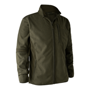 Deerhunter Gamekeeper Bonded Fleece Jacket  - Graphite Green Melange - OpenSeason.ie Irish Country Sports Shop, Nenagh