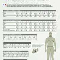 Deerhunter Hunting/Outdoor Clothing Size Chart