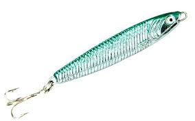 Dennett Sea Krill Fishing Lure - 60g - Chrome/Green - Sea Fishing Tackle at OpenSeason.ie