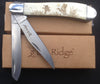 Elk Ridge Folding Two-Blade Trapper Knife Open View