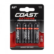  ﻿Coast Extreme Performance AA Batteries  4 Pack