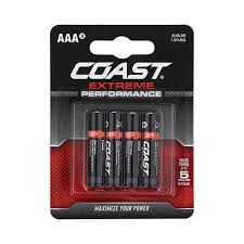 Coast Extreme Performance AAA Batteries
