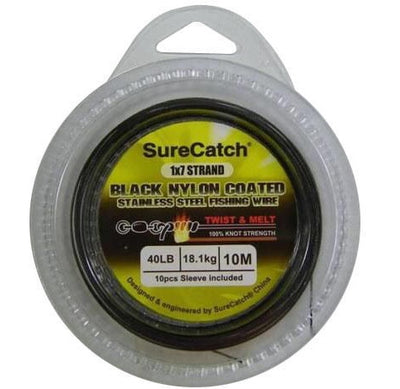 Fishing Tackle - Sure Catch Melt-Knot Wire - 10m Roll