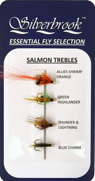 Silverbrook Fly Selection - Salmon Trebles | OpenSeason.ie Fishing Tackle Shop