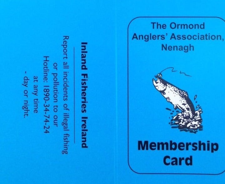 Ormond Angler's Association Nenagh - Annual Membership (2021) - Adult Associate Blue