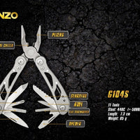 Ganzo G104S Compact Multi-Tool | OpenSeason.ie Irish Outdoor Shop