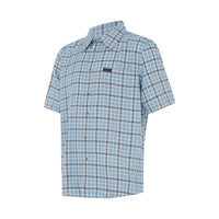Keela Beni Men's Havana Travel Shirt Short Sleeved Blue Check