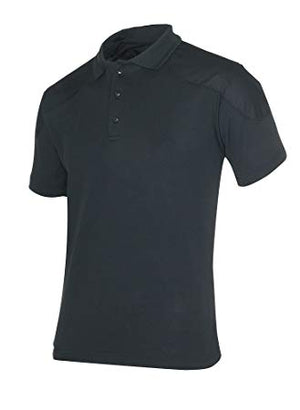 Polo Travel Shirt S/S Men's Black - Outdoor Clothing OpenSeason.ie
