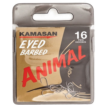 Buy Kamasan Animal Eyed Barbed Fishing Hooks 