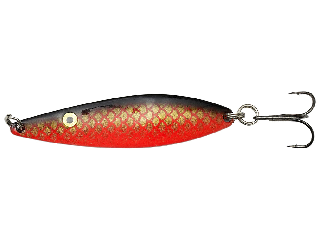 Kinetic Flax Multi-Species Spoon Lure | Black Red | Available at OpenSeason.ie