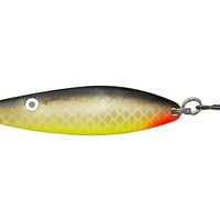 Kinetic Flax Multi-Species Spoon Lure | Brown Chartreuse | Available at OpenSeason.ie