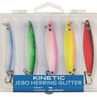 Kinetic Jebo Herring Glitter Lure - 5 Pack - OpenSeason.ie - Irish Fishing Tackle & Outdoor Shop, Nenagh, Co. Tipperary