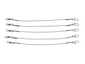 Kinetic Super-Strong Wire Pike Leader - 5 Pack