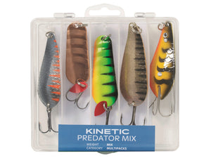 Kinetic Predator 5 Pack of Mixed Spoons - OpenSeason.ie - Irish Online Fishing Tackle Shop