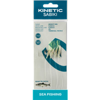 Kinetic Sabiki Bandit Cracked Ice Skin Sea Rig #6 - Chartreuse
