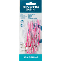 Kinetic Sabiki Octopus Sea Rig 6/0 | Pink Glow | OpenSeason.ie Irish Tackle Shop