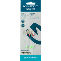 Kinetic Sabiki Royal Sea Rig #4 - Red/Blue - Sea Fishing Tackle at OpenSeason.ie - Irish Online Tackle Shop