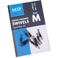 MAP Quick Change Swivels - Coarse Fishing Tackle at OpenSeason.ie, Nenagh, Co. TIpperary