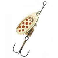 Mepps Comet Spinning Lure Gold Red Dots