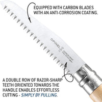 Knives & Tools - Opinel No 12 Folding Saw with Virobloc Blade Locking System