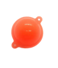 Leeda 4cm Bubble Fishing Float 5 Pack- Clear/Orange