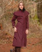  Target Dry Outback Full-Length Waterproof Raincoat Burgundy - Women's | OpenSeason.ie