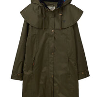 Target Dry Outrider 3/4 Length Women's Waterproof Raincoat - Fern ~ Front View | OpenSeason.ie