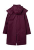 Target Dry Outrider 3/4 Length Women's Waterproof Raincoat - Burgundy ~ Front View | OpenSeason.ie