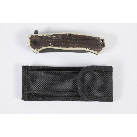Percussion Folding Hunting Knife with 9cm Blade