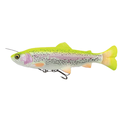 Savage Gear 4D Line Thru Pulsetail Trout Slow Sink Lure | Lemon Trout | OpenSeason.ie