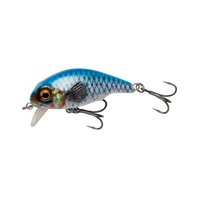 Savage Gear Goby Crank Bait Shallow Dive Floating Lure (Blue Silver) - OpenSeason.ie Irish Fishing Tackle Shop