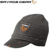 Knit Peaked Beanie with Savage Gear Logo