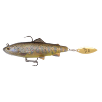 Savage Gear 4D Trout Spin Shad Lure | Dark Brown Trout | OpenSeason.ie Irish Fishing Tackle Shop, Nenagh & Online