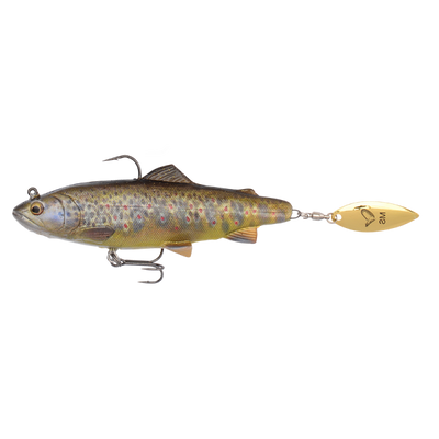 Savage Gear 4D Trout Spin Shad Lure | Dark Brown Trout | OpenSeason.ie Irish Fishing Tackle Shop, Nenagh & Online