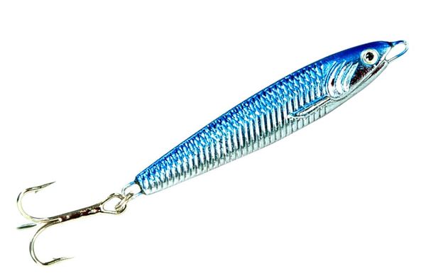 Dennett Sea Krill Fishing Lure - 60g - Chrome/Blue - Sea Fishing Tackle at OpenSeason.ie