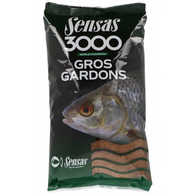 Sensas 3000 Gros Gardons (Big Roach) Black Groundbait | OpenSeason.ie Irish Fishing Tackle Shop