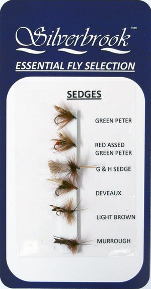 Silverbrook Trout Fly Selection - Sedges