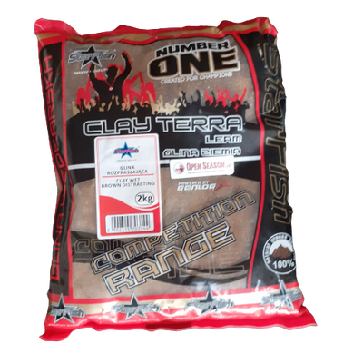 Starfish 2kg Wet Brown Distracting Clay for Groundbait - Coarse Fishing Tackle at OpenSeason.ie