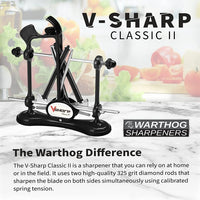 V Sharp Classic II Warthog Diamond Knife Sharpener | OpenSeason.ie Irish Outdoor Shop