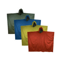 Highlander Lightweight & Waterproof Rain Poncho - Assorted Colours