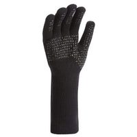 Sealskinz Waterproof Knit Gauntlet Glove - Hand Grip View - Breathable & Insulated
