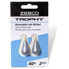 Zebco Trophy Swivel Pear Lead 2 Pack | available at OpenSeason.ie