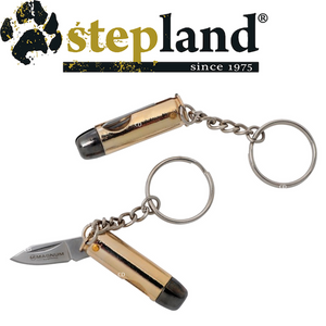 Stepland Replica 44 Mag Bullet Keyring with Knife - OpenSeason.ie
